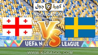 مشاهدة مباراة السويد و جورجيا بث مباشر