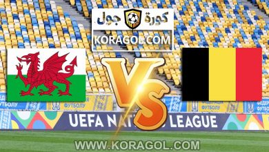 مشاهدة مباراة بلجيكا و ويلز بث مباشر