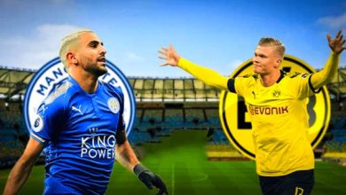 موعد مباراة مانشستر سيتي و بوروسيا دورتموند في دوري الأبطال والقنوات الناقلة