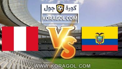 الإكوادور و البيرو بث مباشر