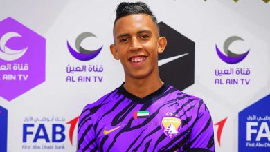 العين الإماراتي يقدم نسره الرجاوي سفيان رحيمي