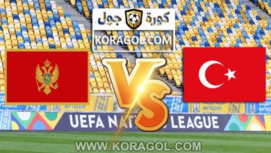 مشاهدة مباراة تركيا و الجبل الأسود بث مباشر اليوم