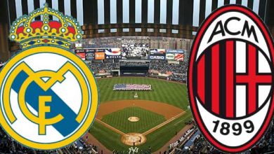 موعد مباراة ريال مدريد و ميلان القادمة