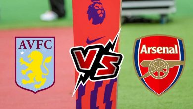 آرسنال و أستون فيلا بث مباشر