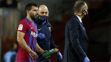 إصابة أجويرو تهدد مسيرة اللاعب مع برشلونة