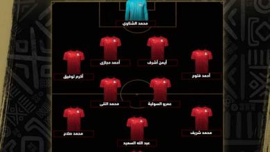 الشناوي أساسيًا وشريف يقود الجناح الأيسر في تشكيل مصر لمواجهة أنجولا