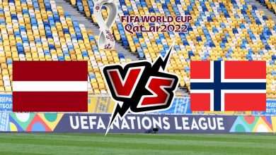 النرويج و لاتفيا بث مباشر