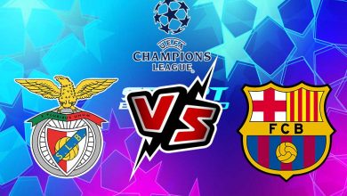 برشلونة و بنفيكا بث مباشر