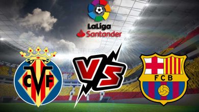 فياريال و برشلونة بث مباشر