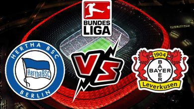 هيرتا برلين و باير ليفركوزن بث مباشر