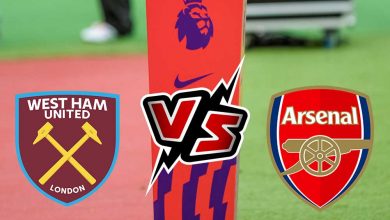 آرسنال و وست هام يونايتد بث مباشر