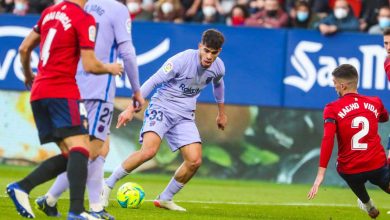 برشلونة يتعثر مجددًا بالليجا امام أوساسونا