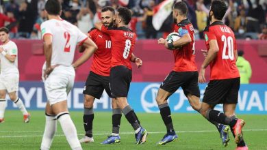 منتخب مصر يتجاوز الأردن بصعوبة و يواجه تونس في نصف نهائي كأس العرب