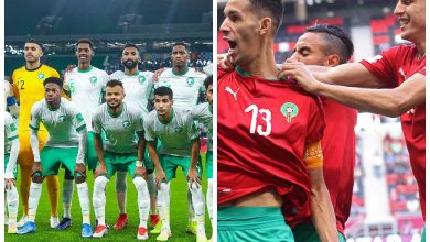 موعد مباراة السعودية و المغرب القادمة