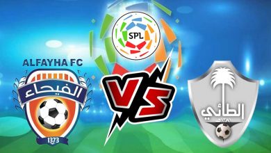 الفيحاء و الطائي بث مباشر