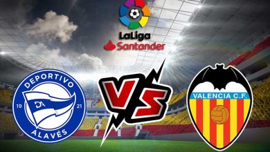 فالنسيا و ديبورتيفو ألافيس بث مباشر