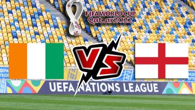 إنجلترا و ساحل العاج بث مباشر