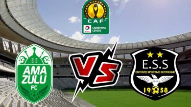 وفاق رياضي سطيف و أمازولو بث مباشر