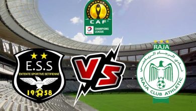 الرجاء الرياضي و وفاق رياضي سطيف بث مباشر