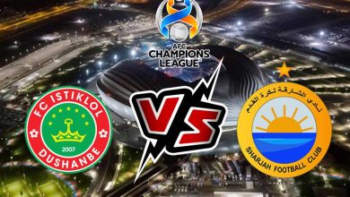 الشارقة و استقلال دوشنبه بث مباشر