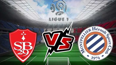 ستاد بريست 29 و مونبلييه بث مباشر