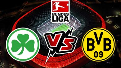 بوروسيا دورتموند و جروتر فيورث بث مباشر