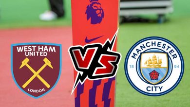 مانشستر سيتي و وست هام يونايتد بث مباشر