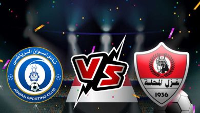 أسوان و غزل المحلة بث مباشر