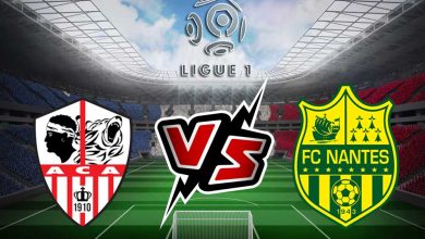 نانت و اجاكسيو بث مباشر