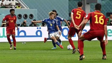 اليابان تقهر إسبانيا