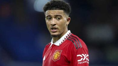 موعد العودة المحتملة لجناح مانشستر يونايتد جادون سانشو